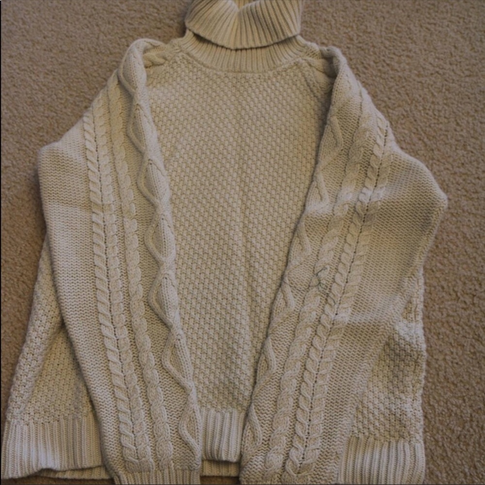 Ralph Lauren ivory turtleneck sweater